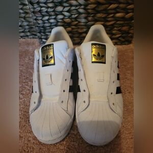 Adidas White and Black Sneakers